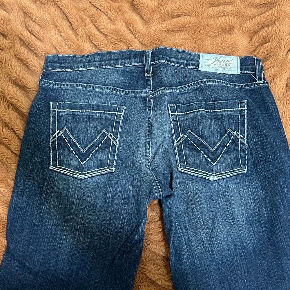 Petrol Dawna flared trouser jeans